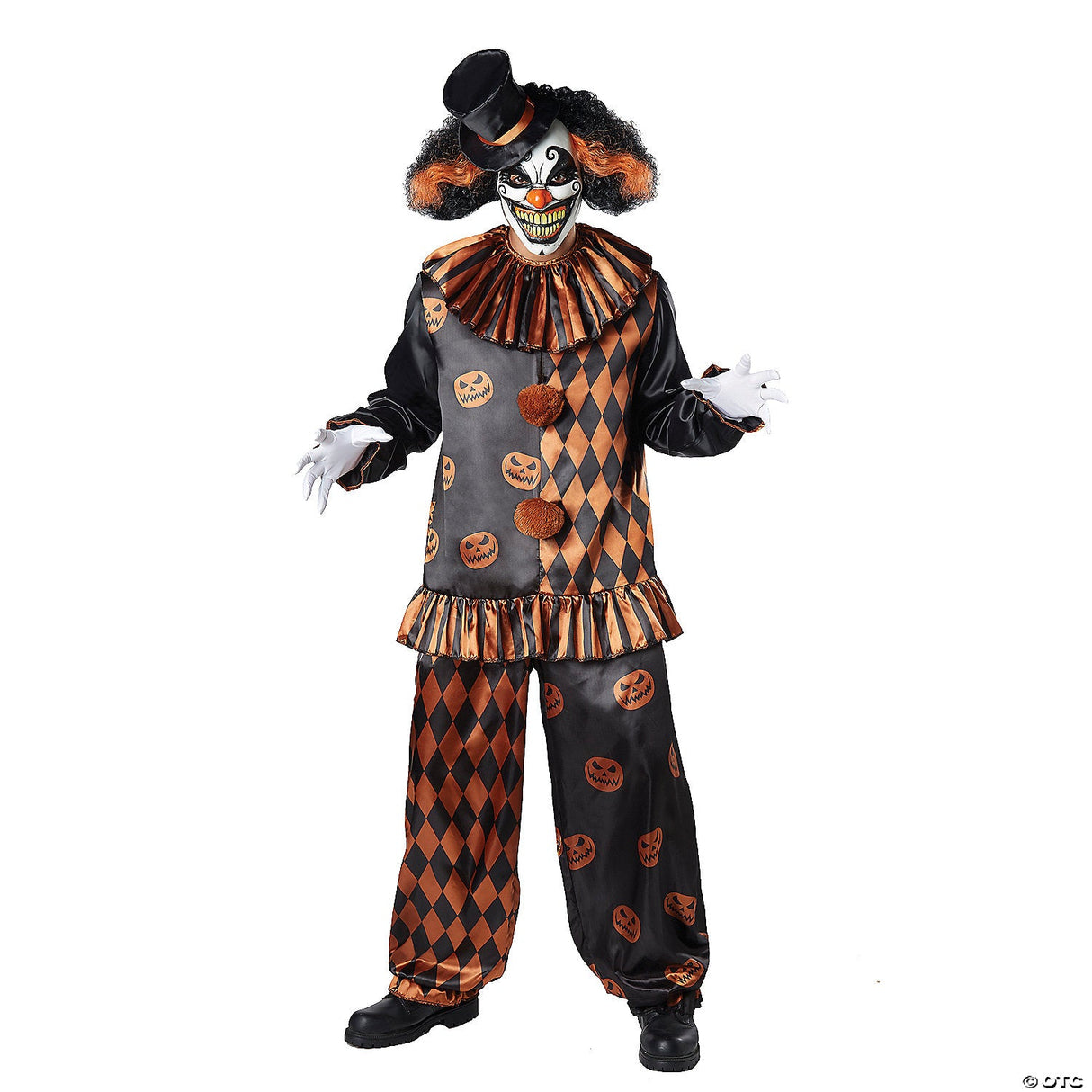 Adults Halloween Clown Costume – Scary Circus Cosplay Halloween Party Outfit