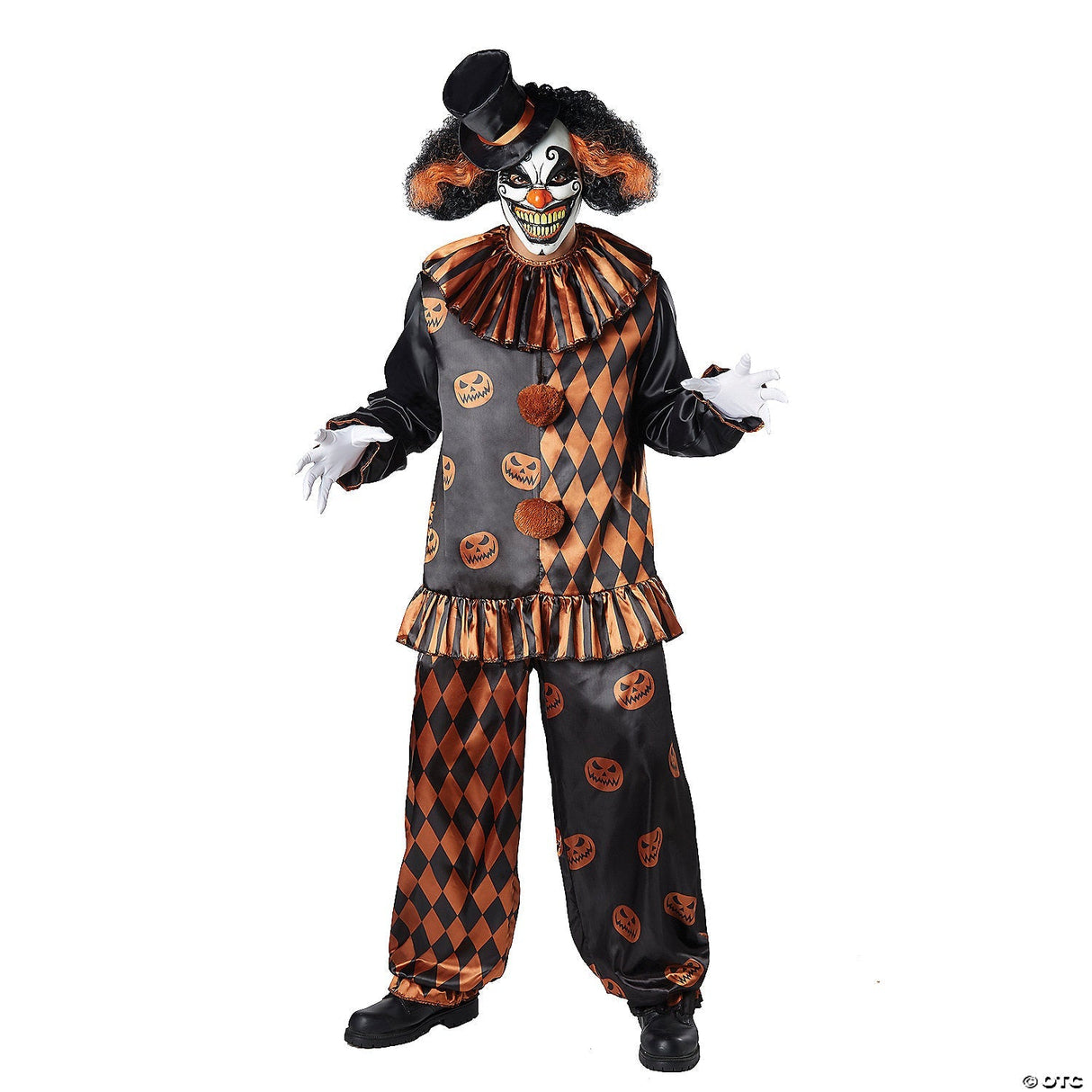 Adults Halloween Clown Costume – Scary Circus Cosplay Halloween Party Outfit