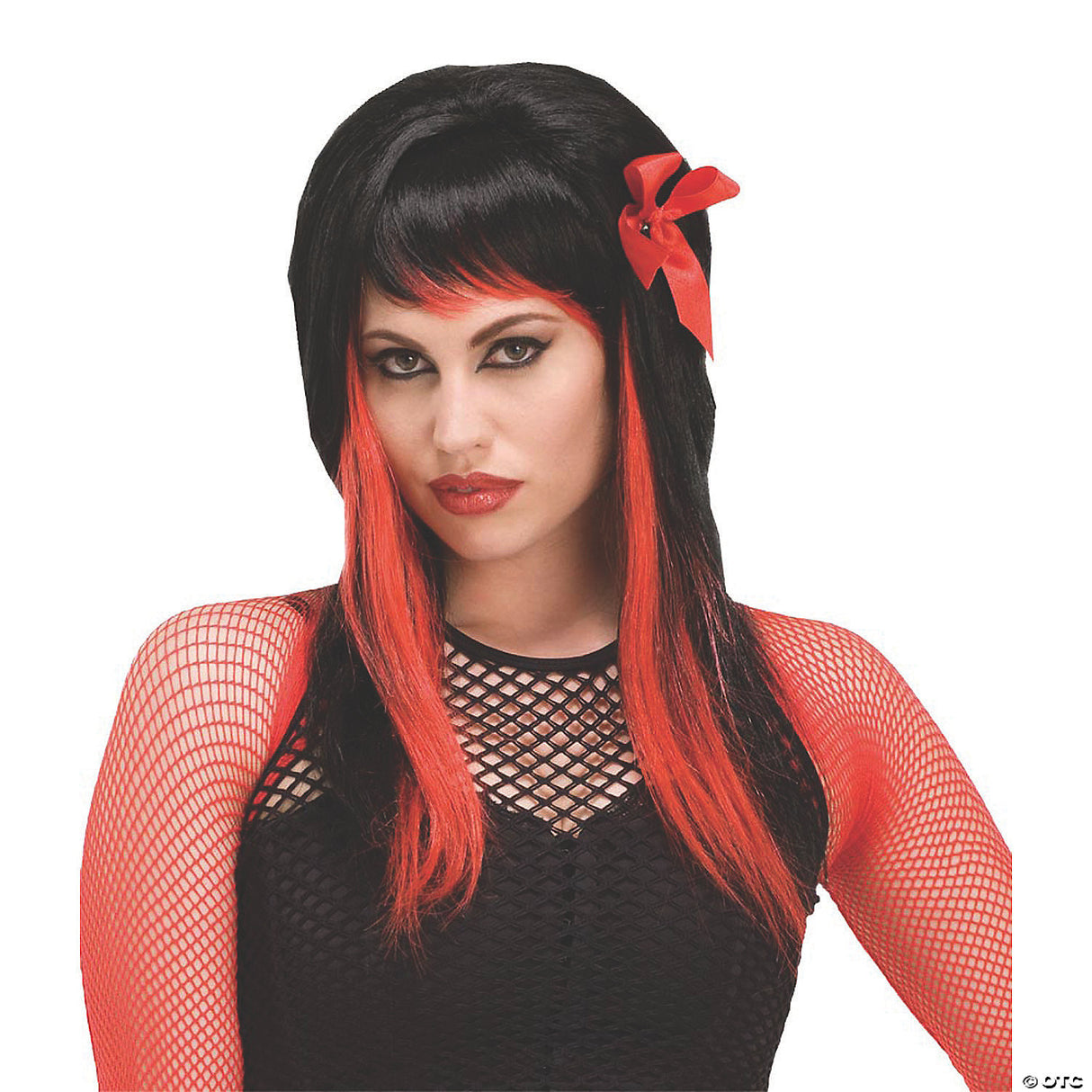 WIG DARK FAIRYTALE BLACK/RED