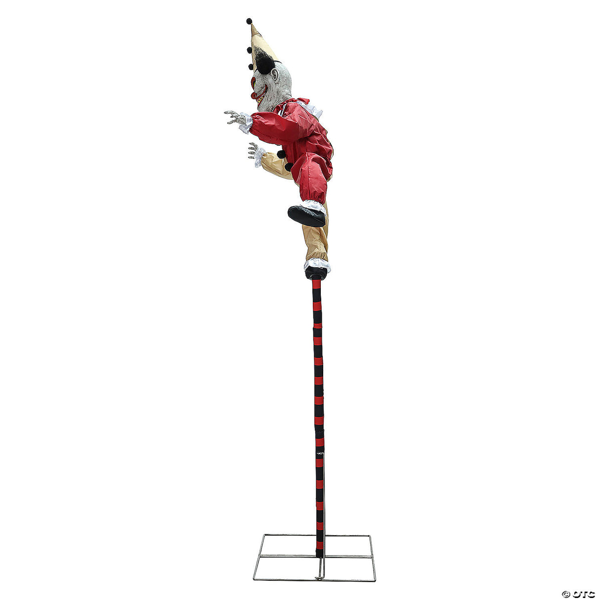 96" Balancing Clown Animated Halloween Prop – Creepy Yard Decoration