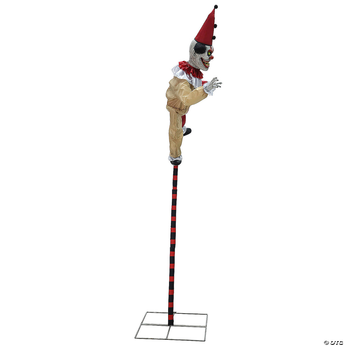 96" Balancing Clown Animated Halloween Prop – Creepy Yard Decoration