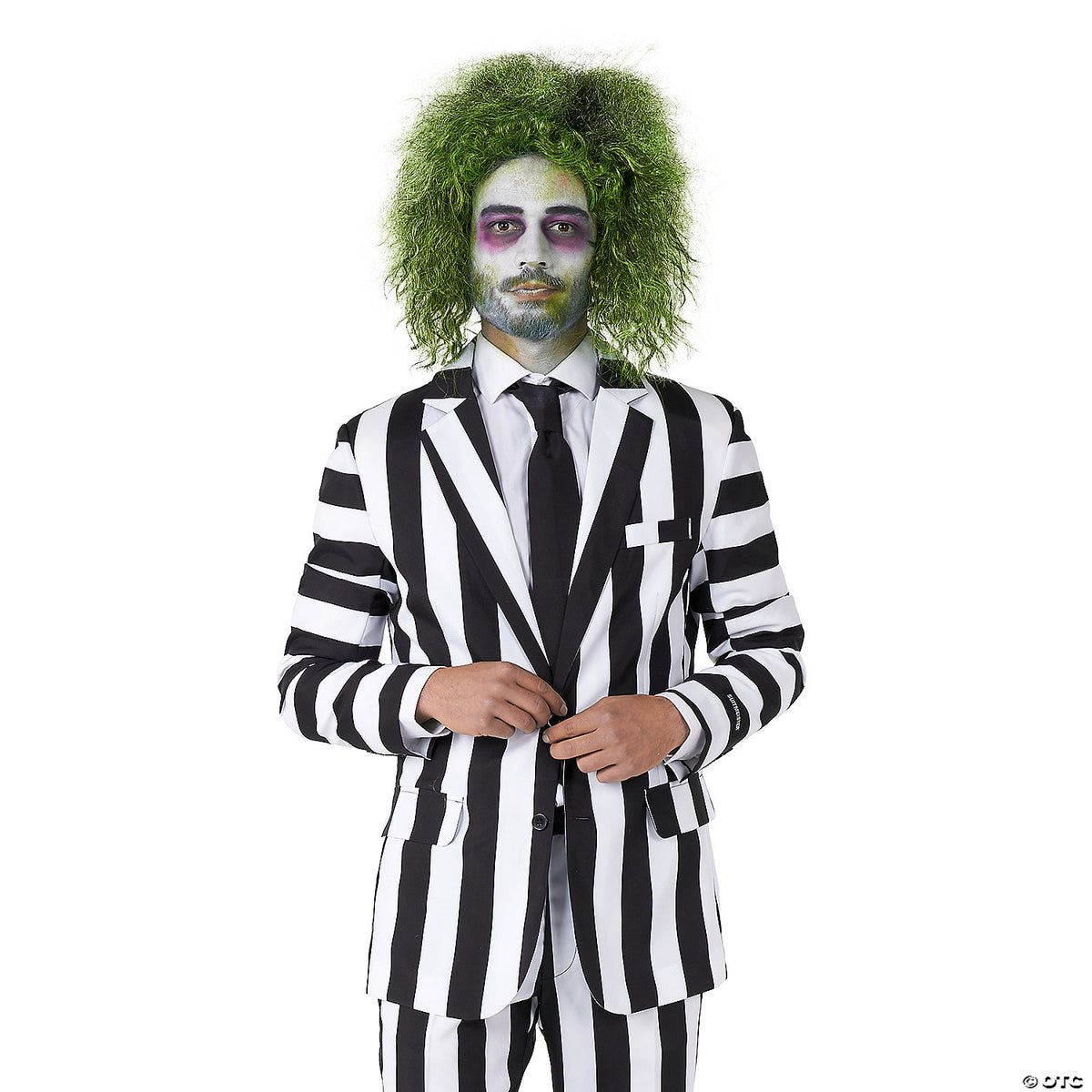 Men's Beetlejuice™ Suit Costume - Size 42 - Halloween Costume Accessory Party Dr