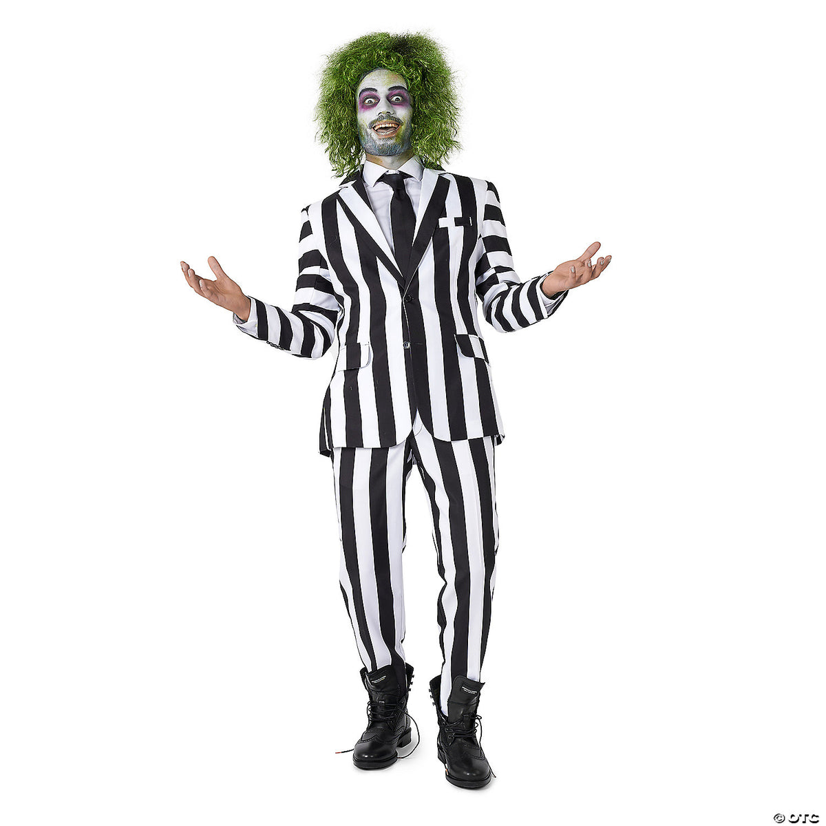 Men's Beetlejuice™ Suit Costume - Size 42 - Halloween Costume Accessory Party Dr