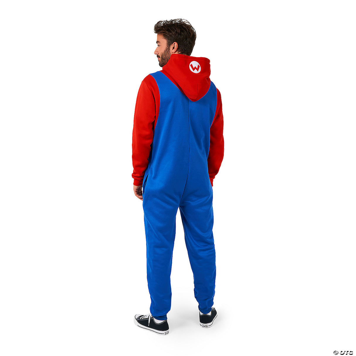 Men's Mario™ Onesie Costume - Medium 40-42 - Halloween Costume Accessory Party D