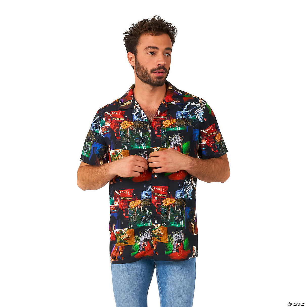Mens Beetlejuice Hawaiian Shirt Sm Halloween Costume Accessory Party Dress Up