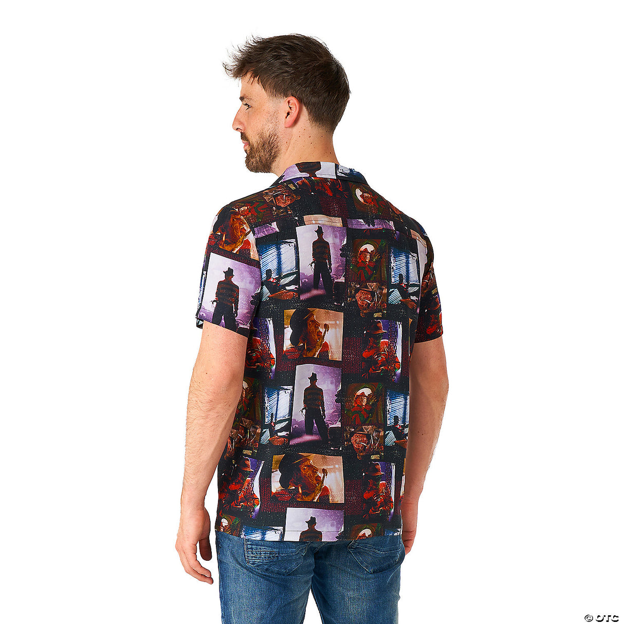 Men's Nightmare On Elm Street™ Short Sleeve T-shirt - Extra Large 46-48 - Hallow