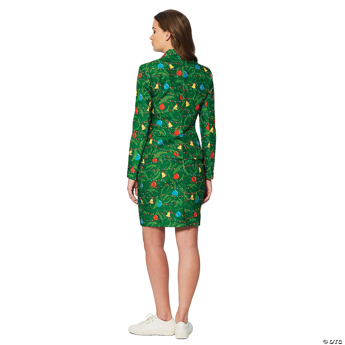 WOMEN GREEN TREE CHRISTMAS SUIT - Adult Halloween Costume Cosplay Party Outfit