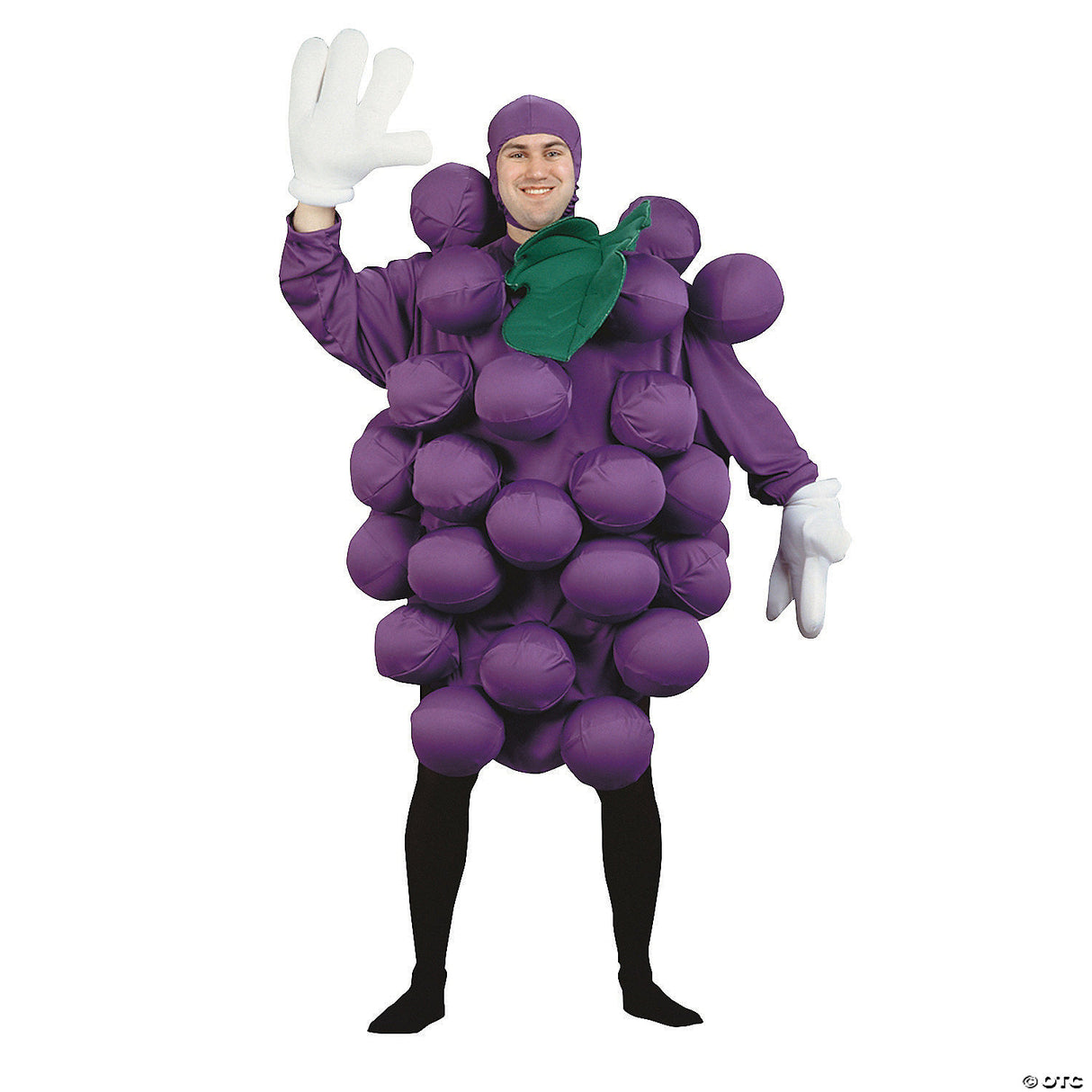 Grapes Green Adult Costume – Funny Fruit Halloween Party Dress Up Cosplay Outfit