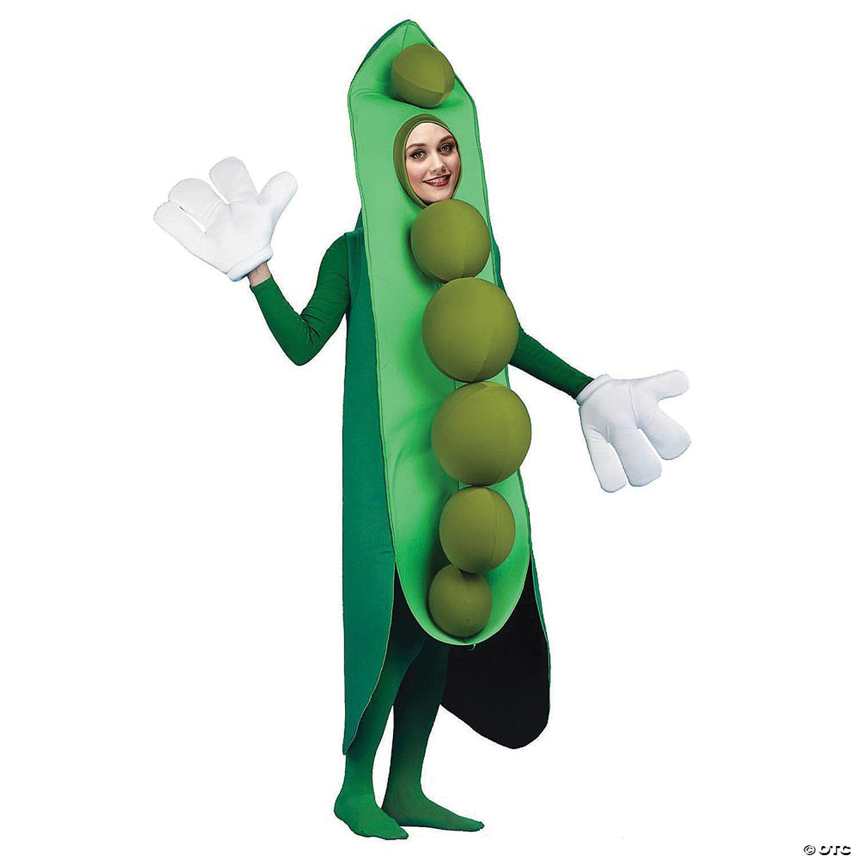 Adult's Peas In A Pod Costume - Standard - Halloween Costume Accessory Party Dre