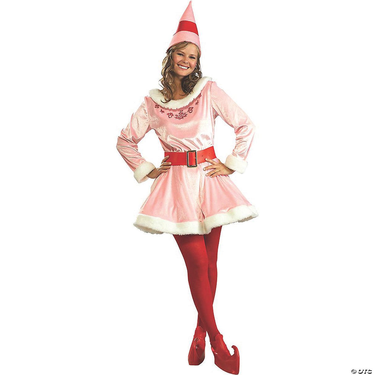 Women's Jovie Elf One Size Costume - Christmas Holiday Costume Adult Cosplay