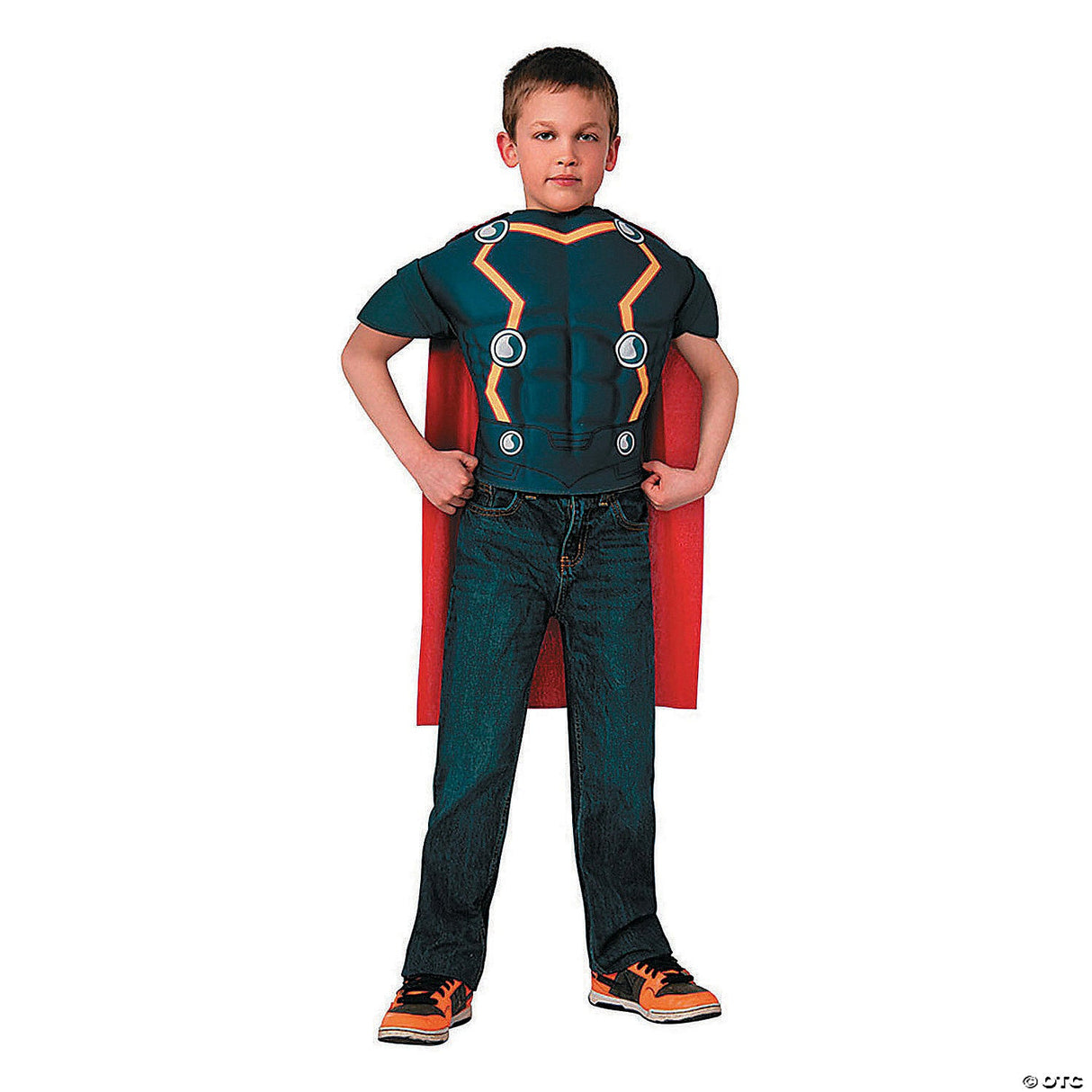 Boy's Thor Top Costume - Kids Halloween Costume Dress Up Party