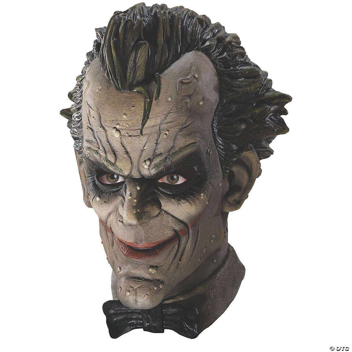 Latex Arkham City Joker Mask - Scary Halloween Mask Cosplay Prop Costume -