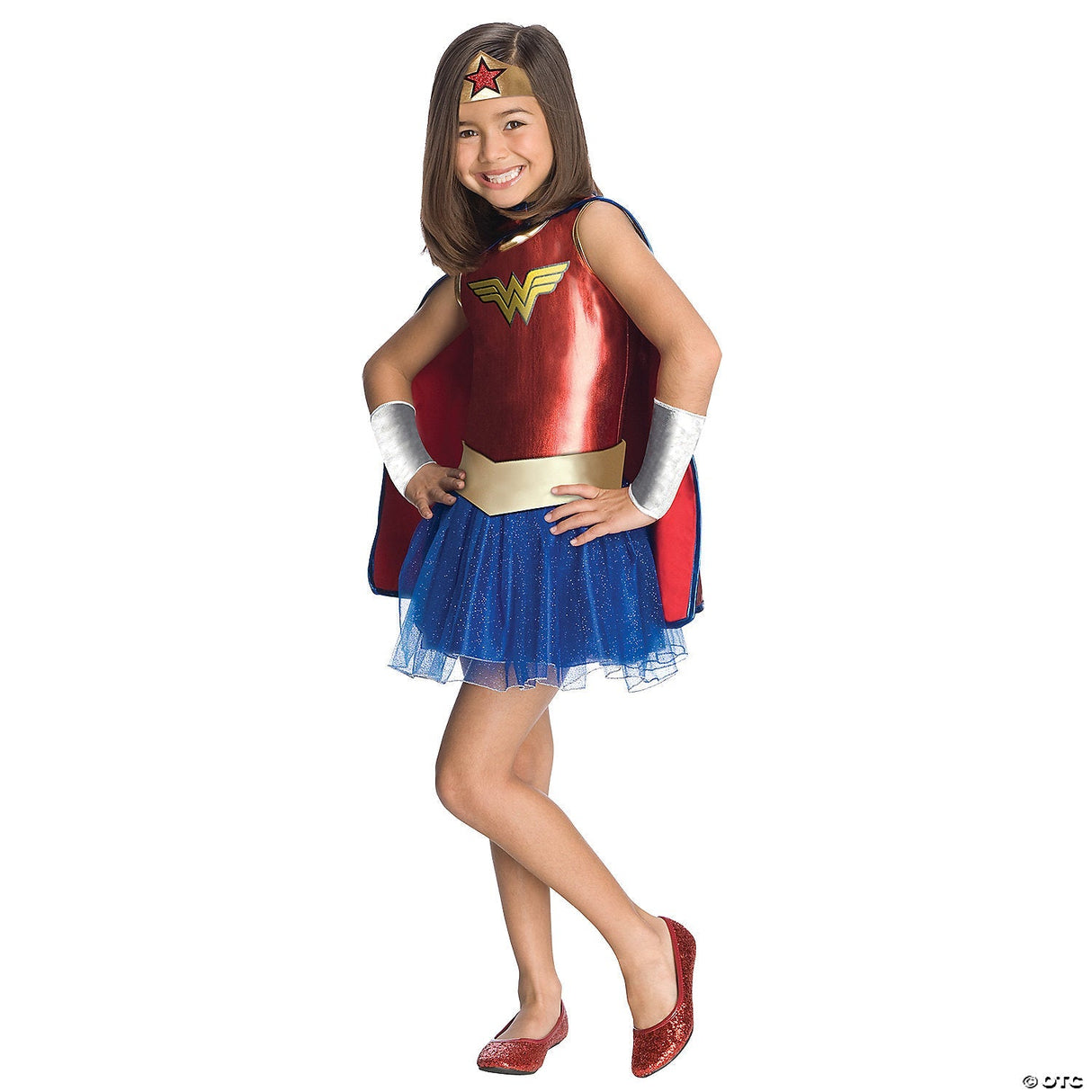 Girl's Wonder Woman Costume - Halloween Costume Dress Up Party Outfit