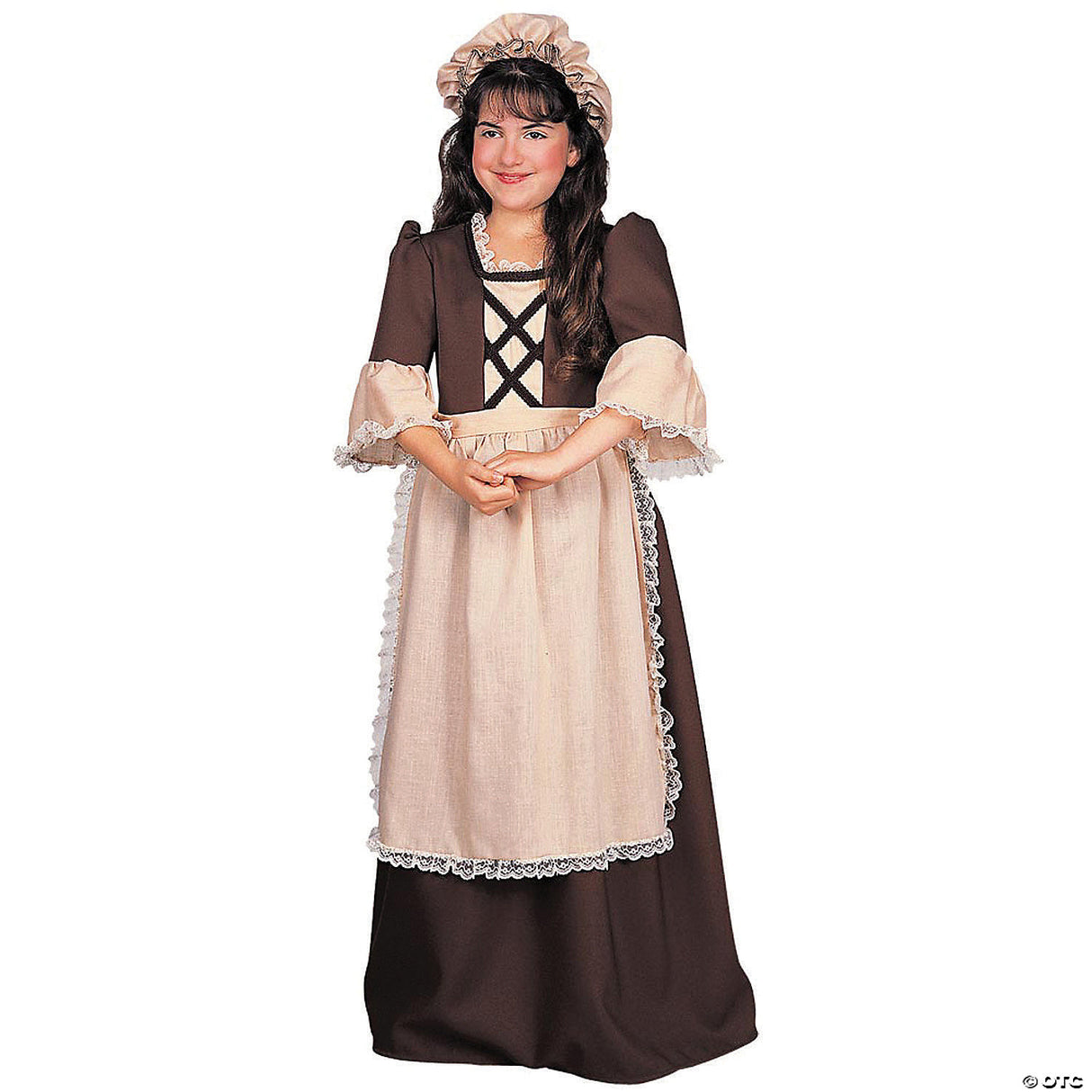 COLONIAL GIRL CHILD SMALL - Halloween Costume Dress Up Party Outfit