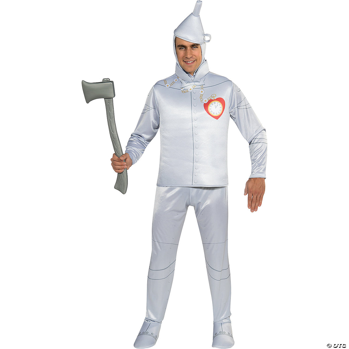 Men's Wizard Of Oz Tin Man Costume - Halloween Costume Accessory Party Dress Up