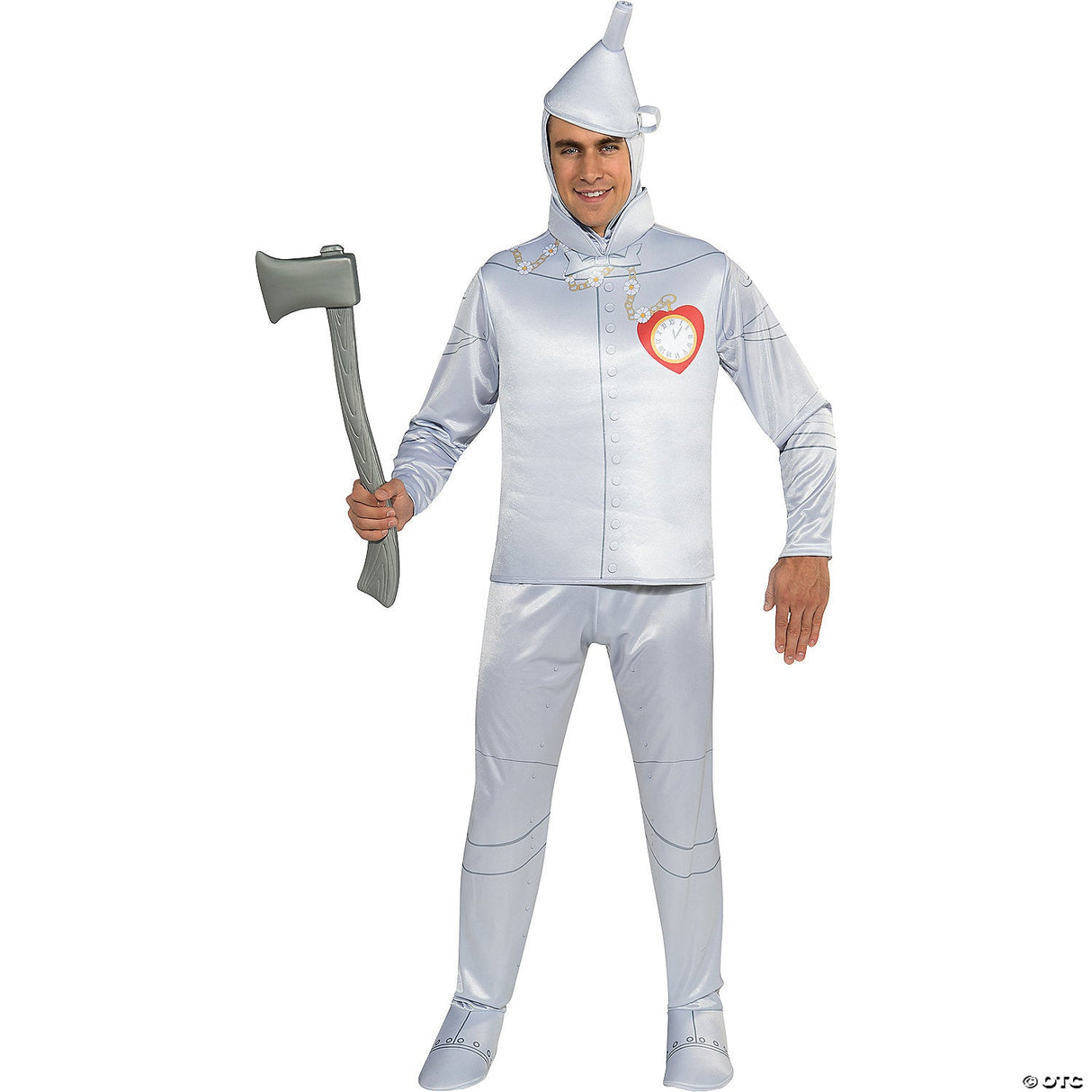 Men's Wizard Of Oz Tin Man Costume - Halloween Costume Accessory Party Dress Up