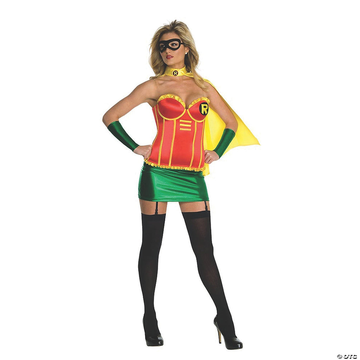 Adult Robin Female Deluxe Costume – Small – DC Comics Superhero Halloween Outfit