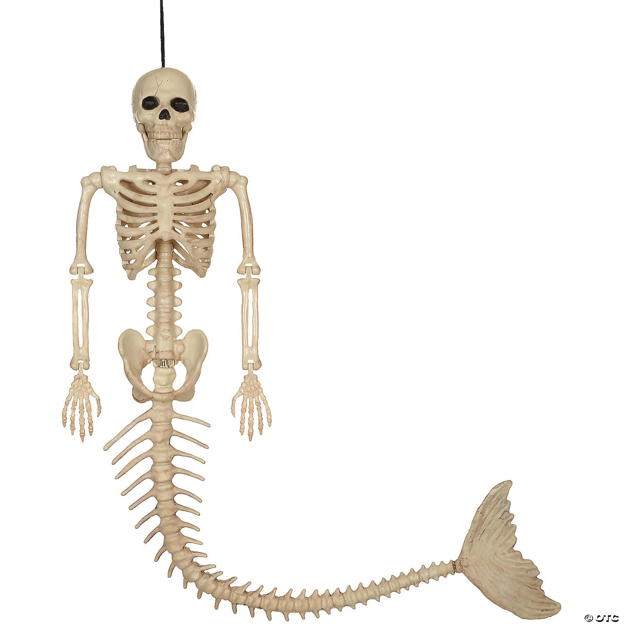 Mermaid Skeleton Decoration – Creepy Halloween Haunted House Decoration Prop