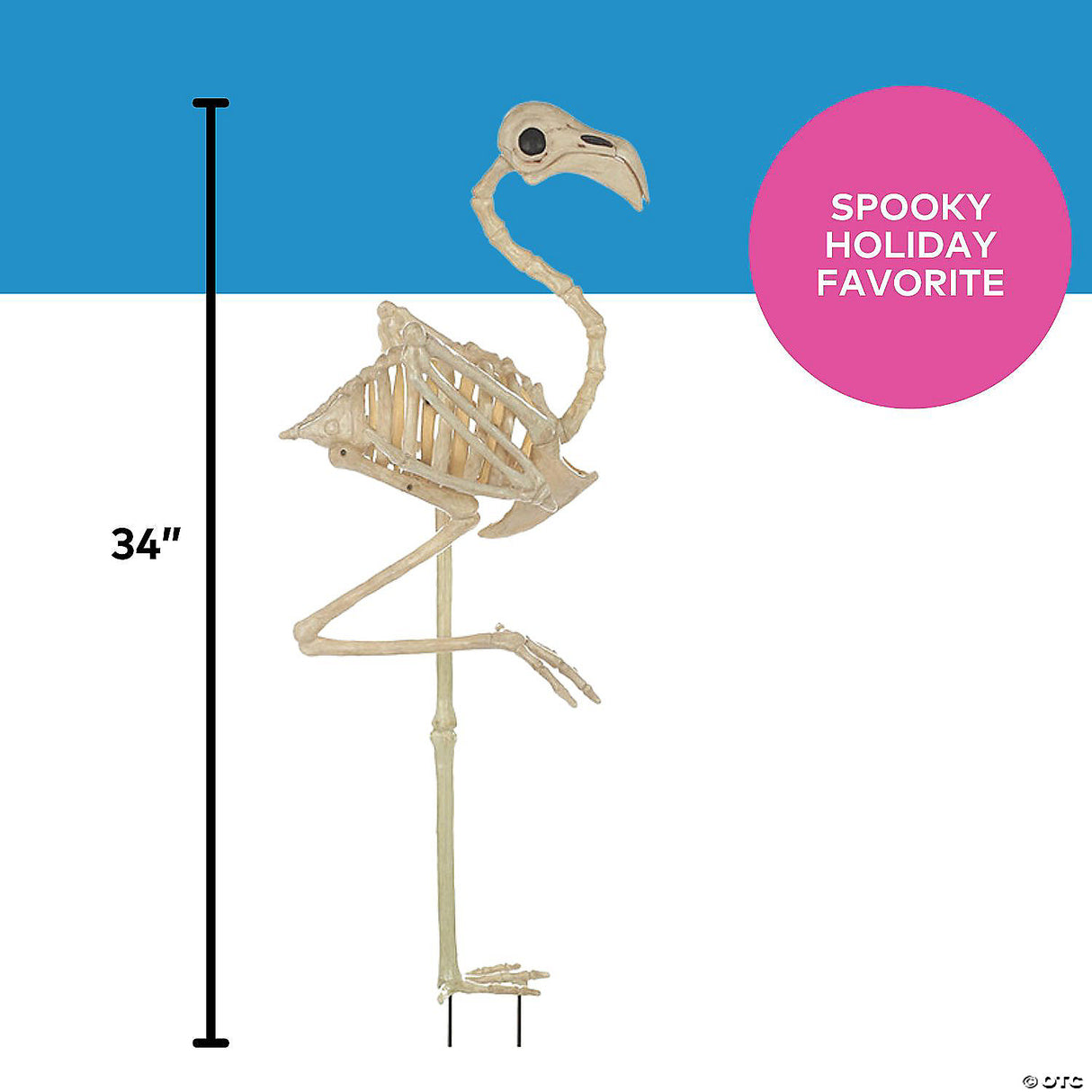 Skeleton Flamingo