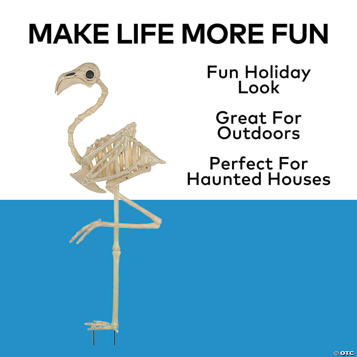 Skeleton Flamingo