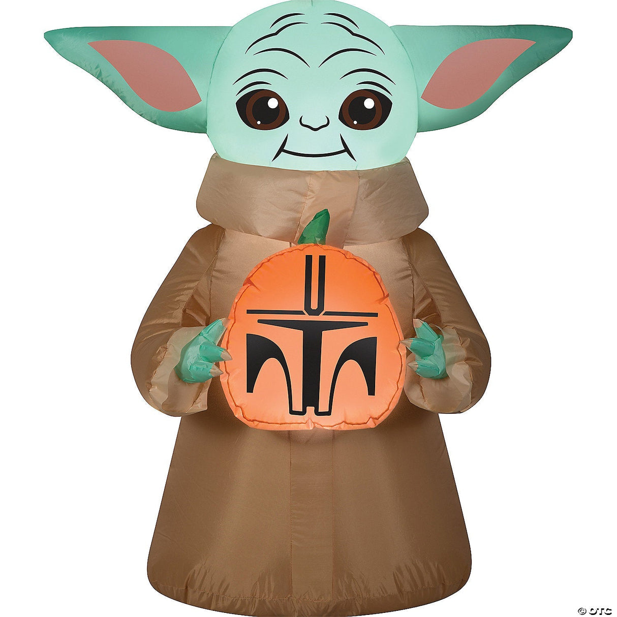 42" Blow-up Inflatable Star Wars The Mandalorian Grogu The Child With Pumpkin &
