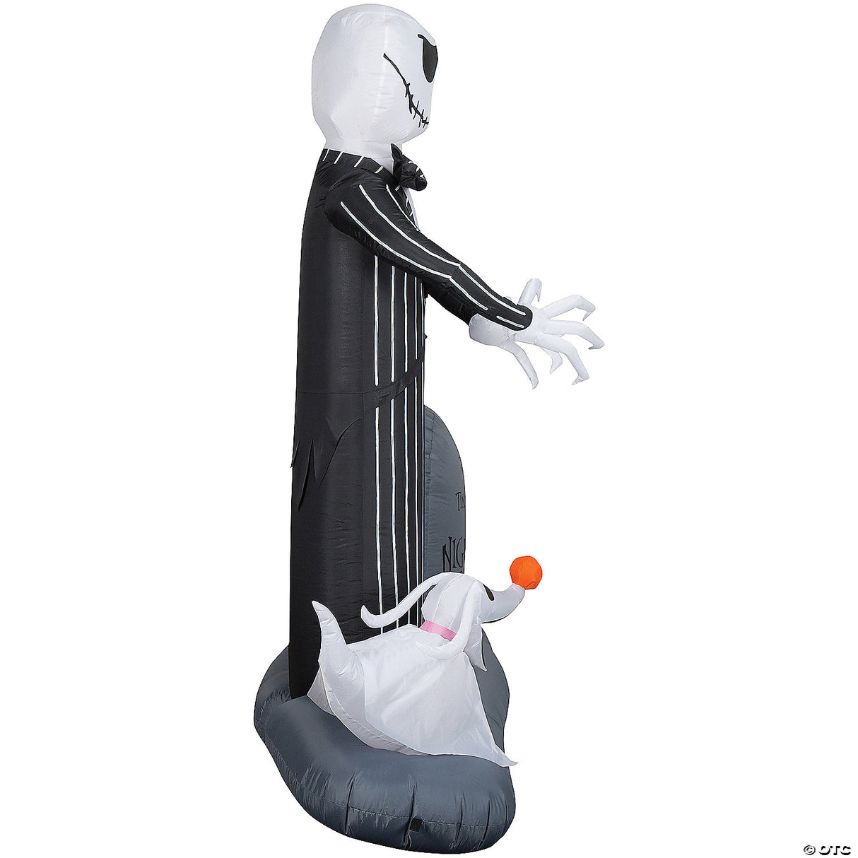74" Blow-up Inflatable Nightmare Before Christmas Jack Skellington In Graveyard