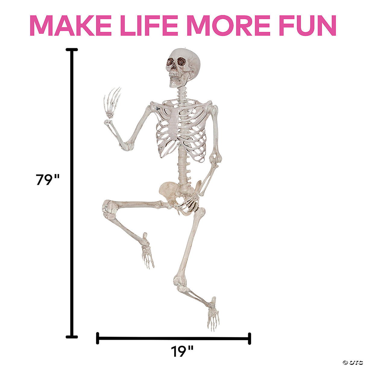 6.5 Ft. Skeleton Titan – Giant Halloween Outdoor Yard Decoration Prop