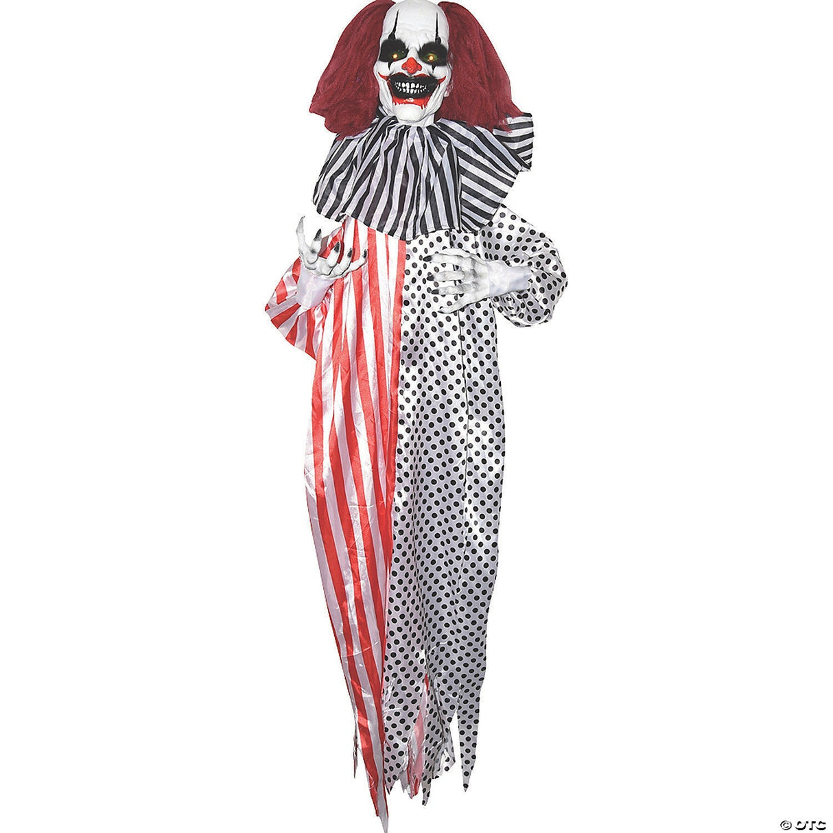 5' Hanging Shaking Clown Halloween Decoration - Prop Haunted House & Outdoor Yar