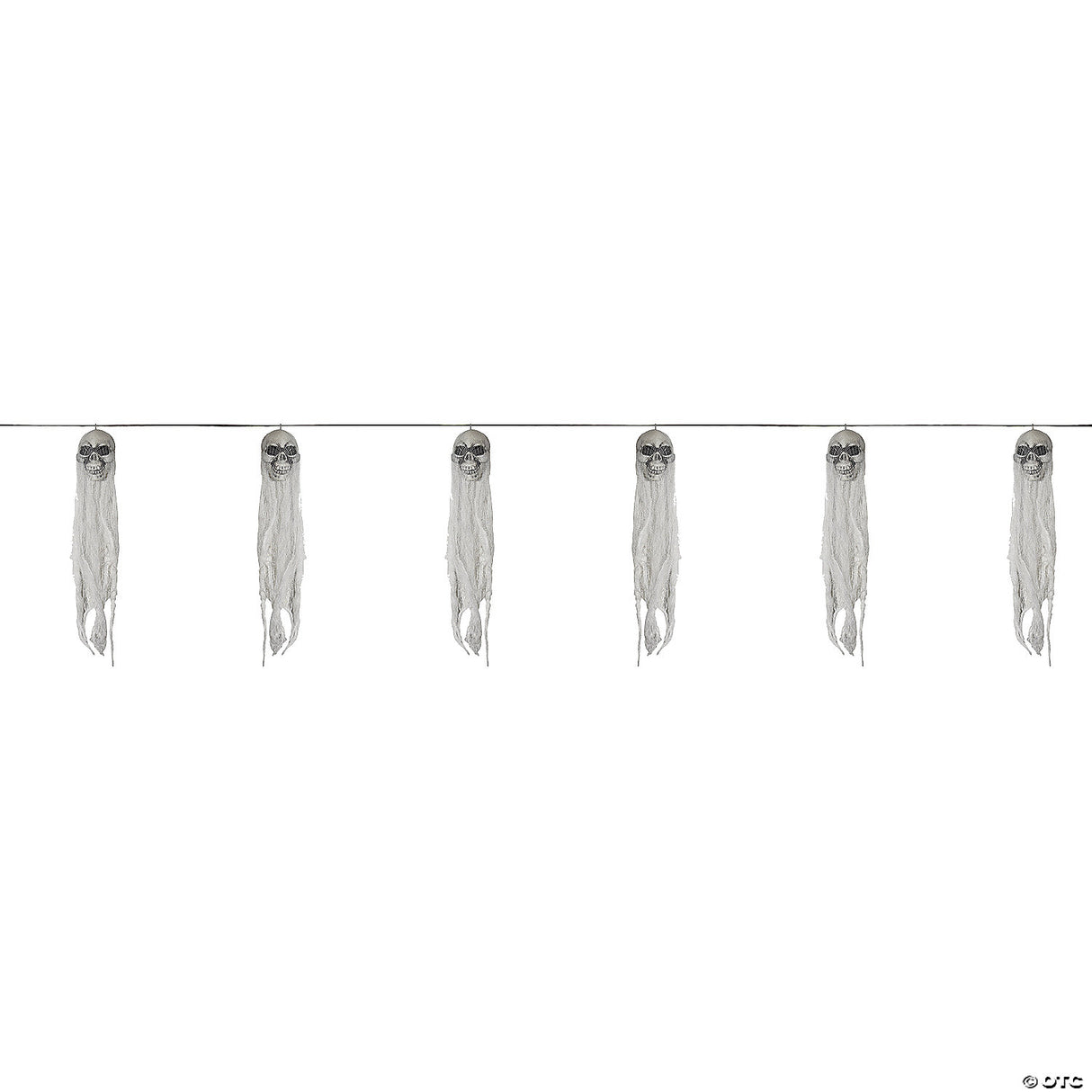 Skull and Ghost Garland – Halloween Haunted House Decoration Prop