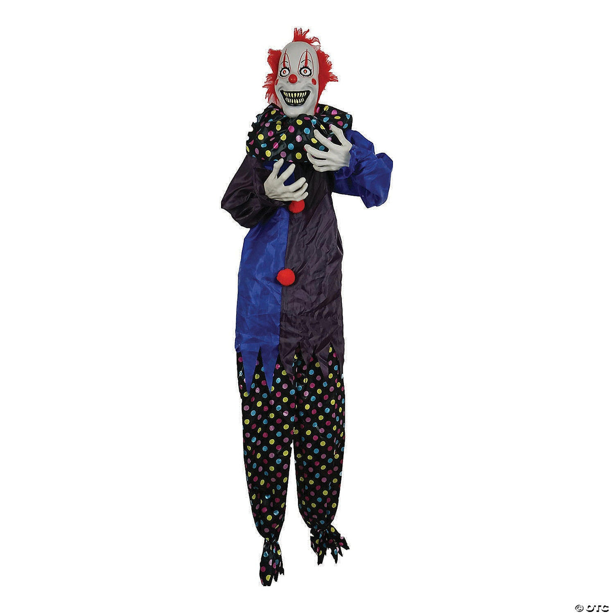 72" Hanging Shaking Clown – Halloween Haunted House Decoration Prop