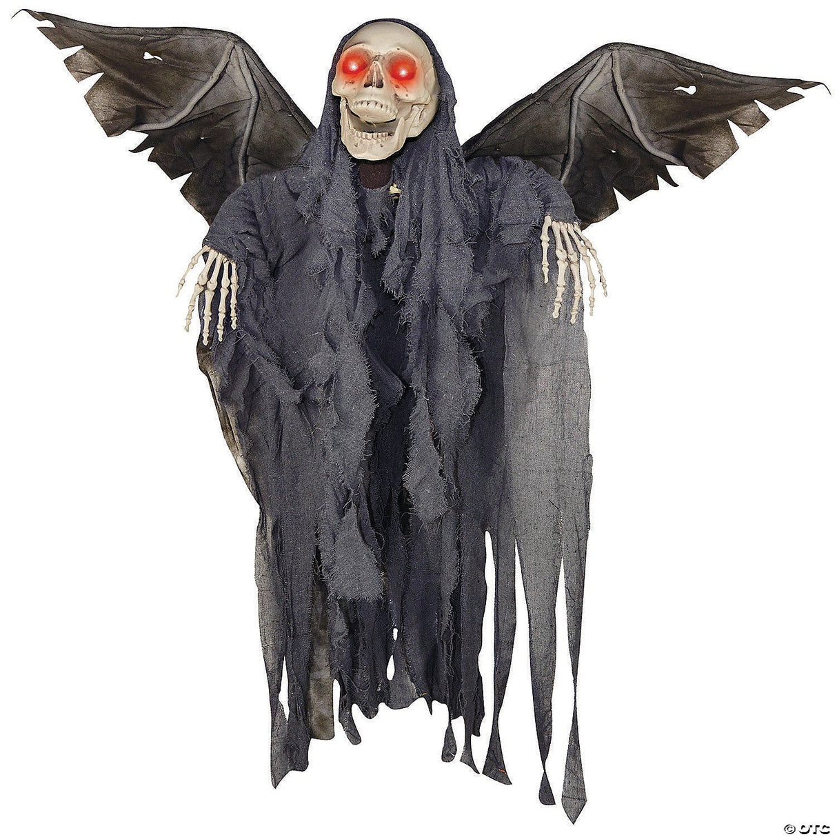 48" Animated Winged Reaper – Halloween Haunted House Decoration Prop