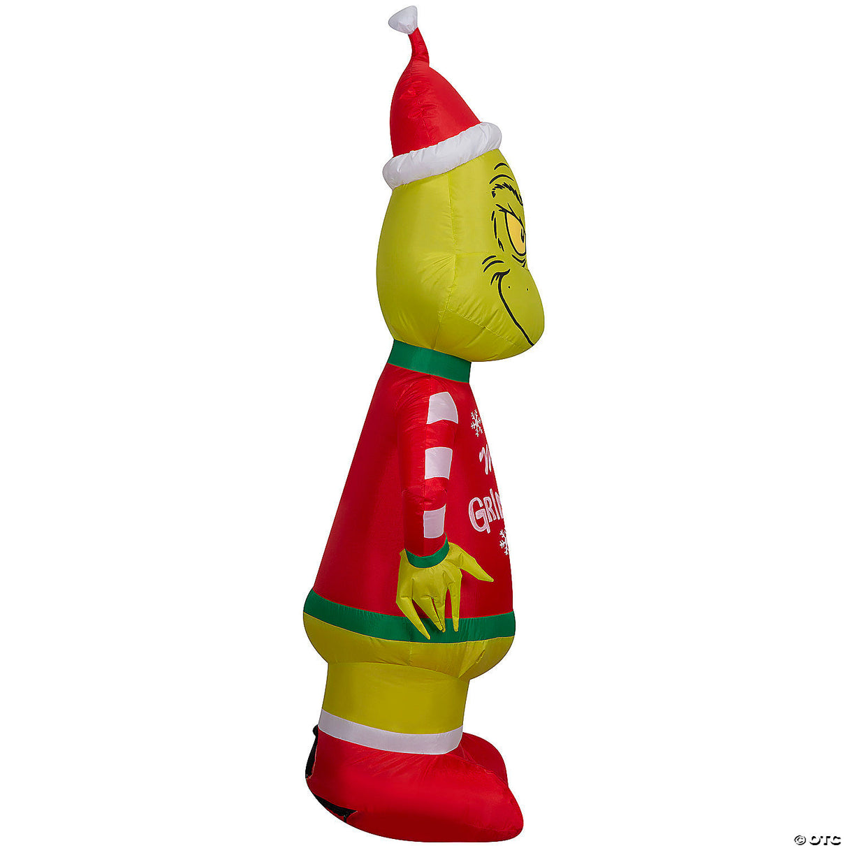 4 Ft. Airblown® Blowup Inflatable Grinch With Merry Grinchmas Ugly Sweater & Built-in Lights Christmas Outdoor Yard Decoration