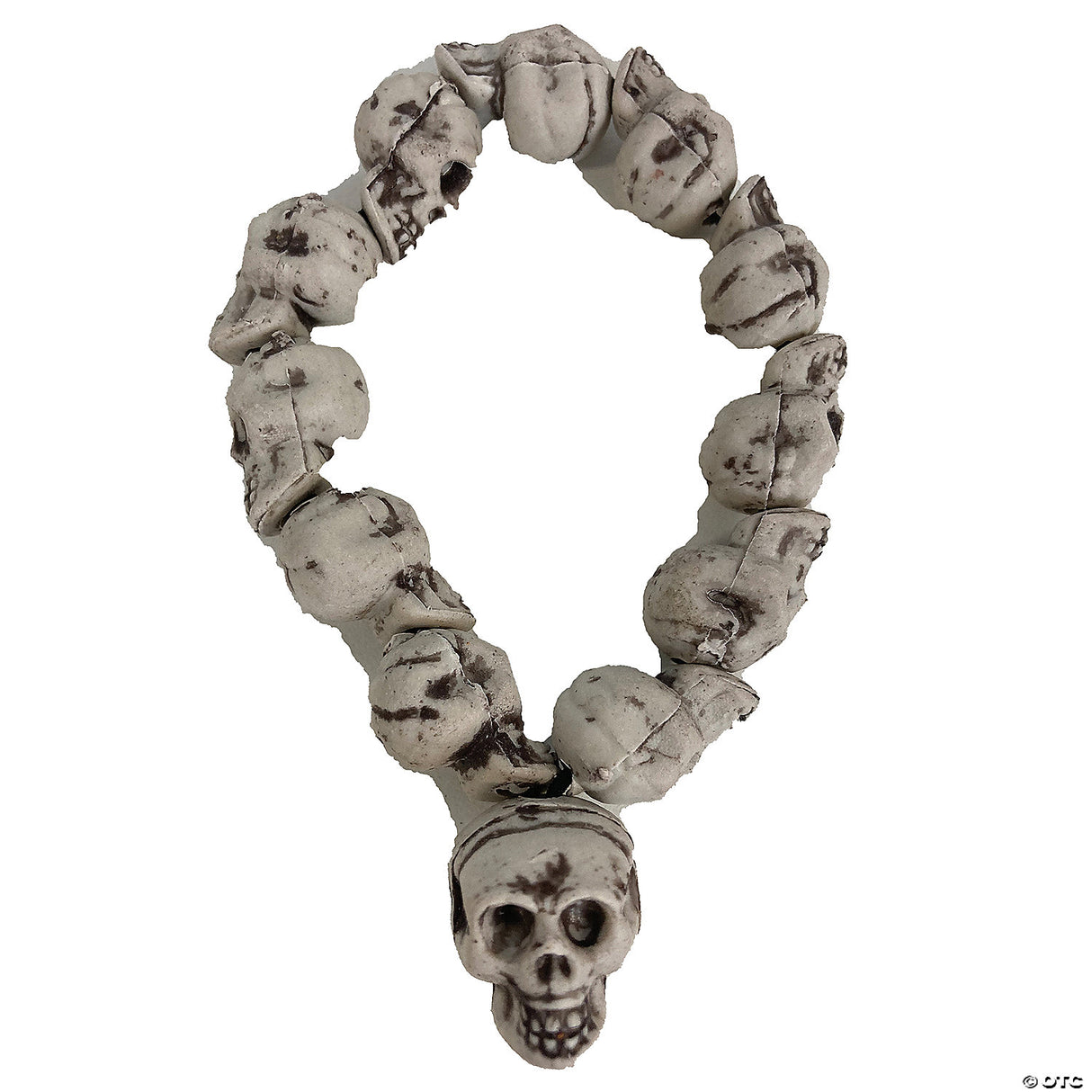 Skull Necklace and Bracelet Halloween Costume Accessory Party Jewelry