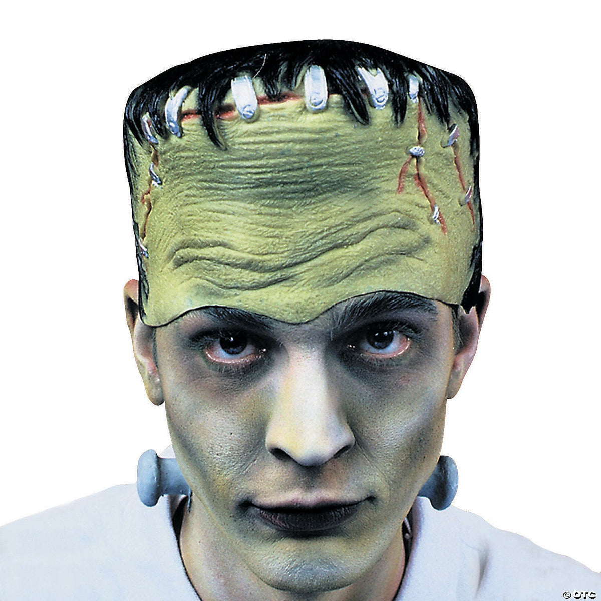 Green Monster Headpiece and Bolts Halloween Costume Accessory Prop