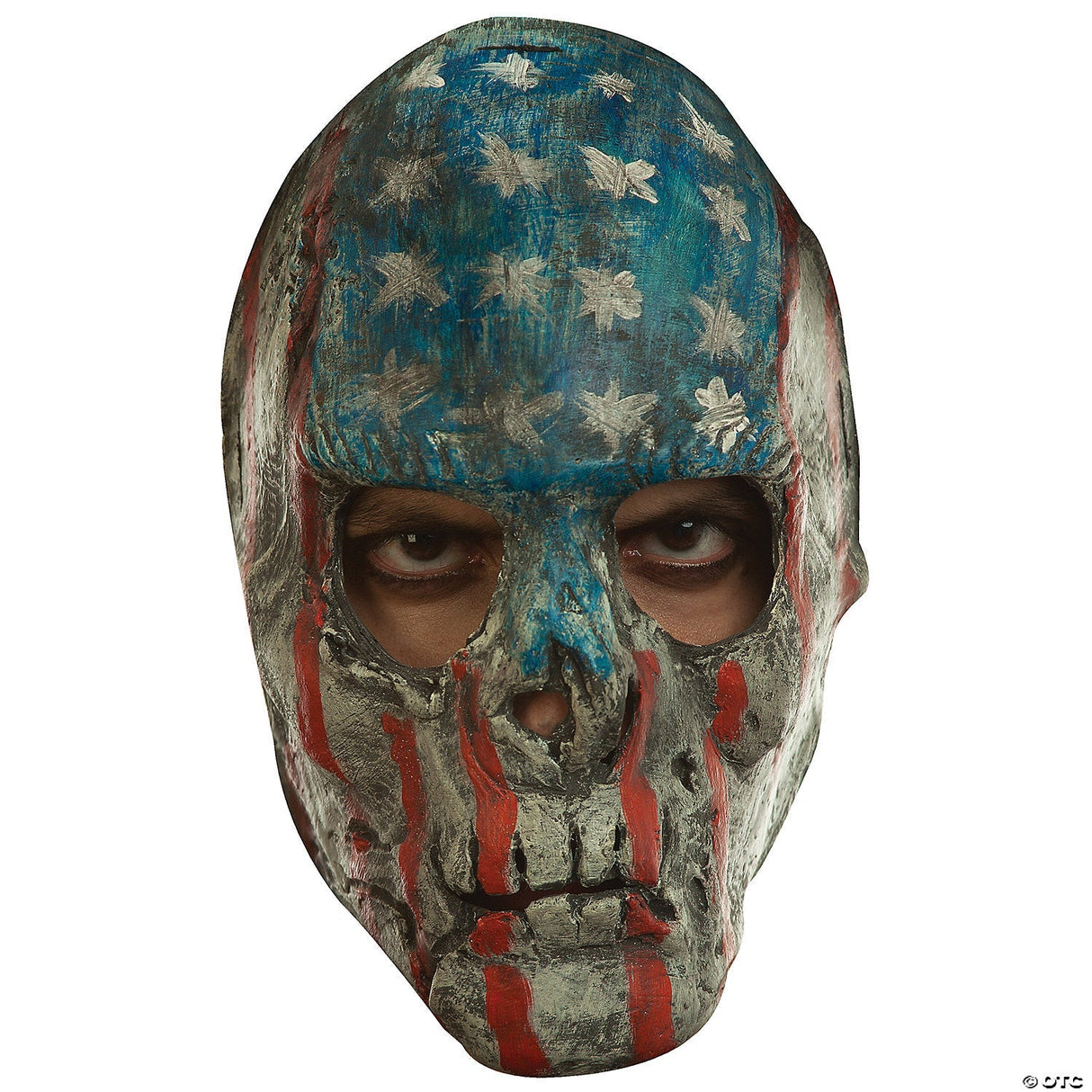 Creepy Patriotic Adult Mask – Scary Halloween Costume Accessory Prop