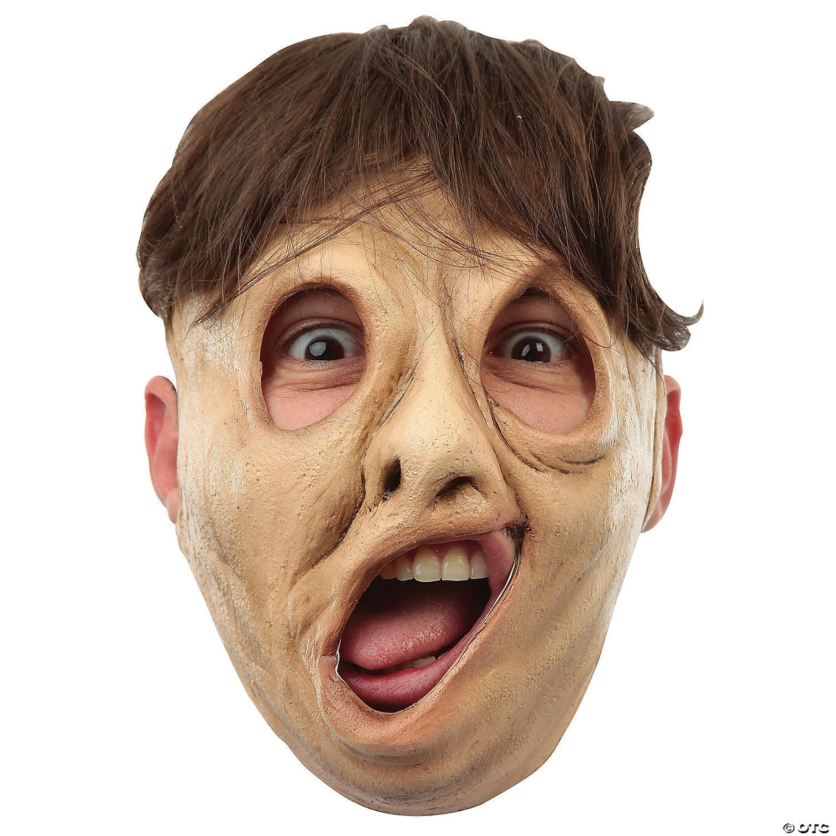 Adult Twisted Face Mask - Scary Halloween Mask Horror Costume Accessory