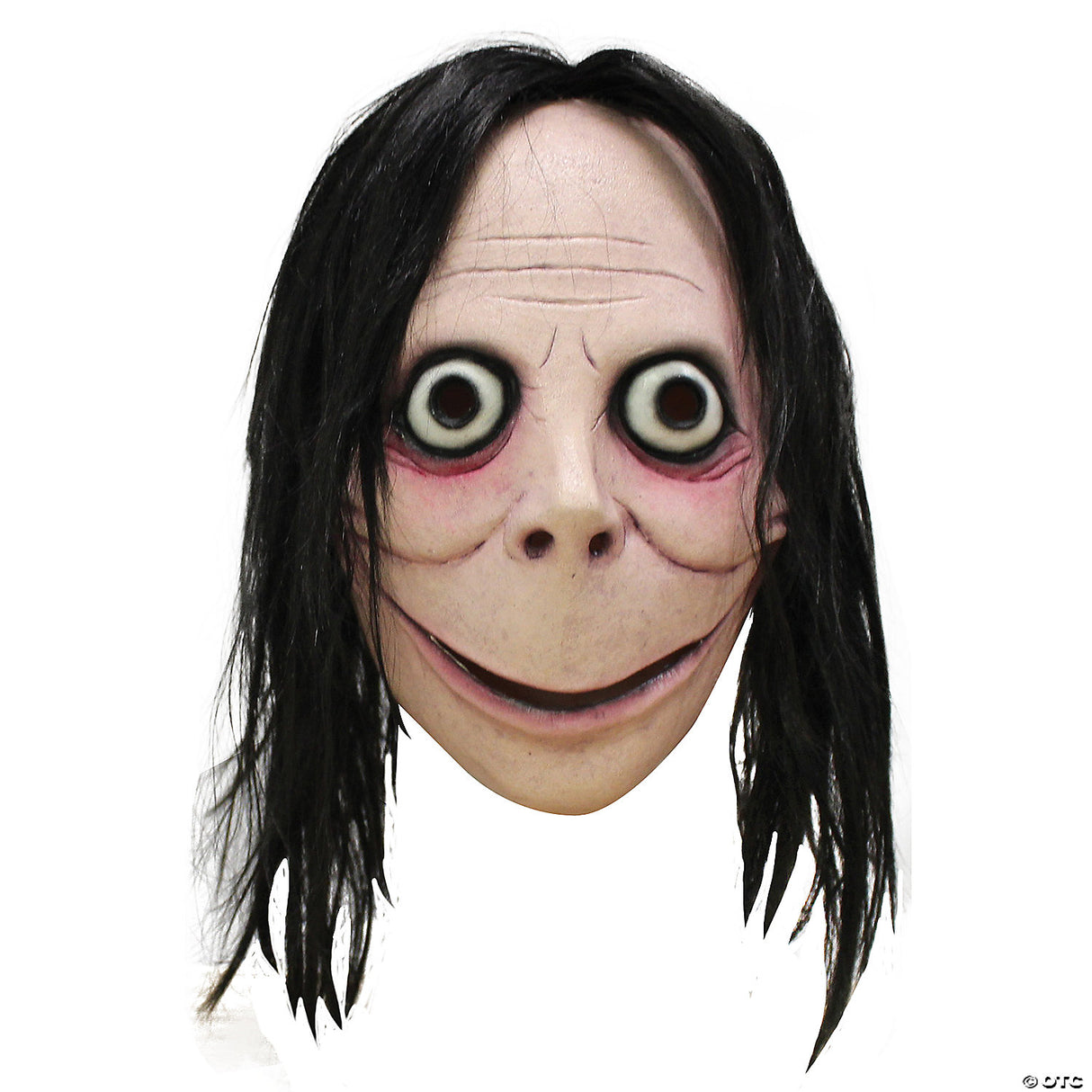 Creepypasta Momo Adult Mask - Scary Halloween Mask Costume Accessory Cosplay