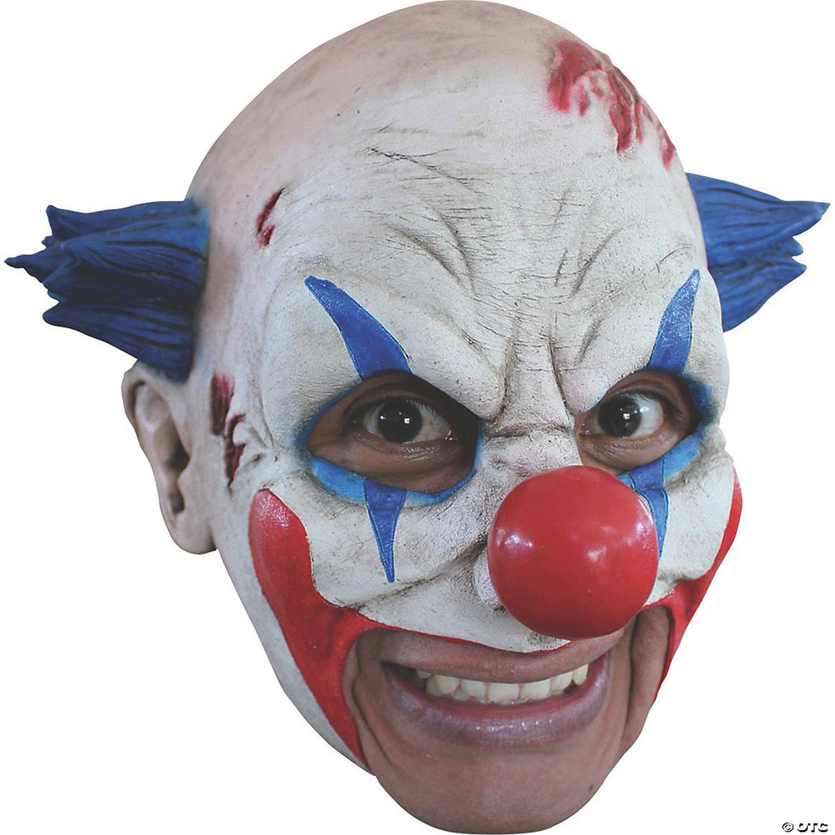 Adults Chinsy The Clown Mask - Creepy Scary Halloween Costume Accessory Prop