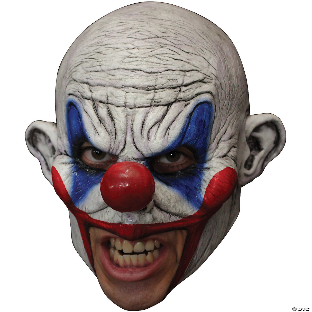 Clooney Clown Mask – Creepy Halloween Costume Cosplay Prop Accessory