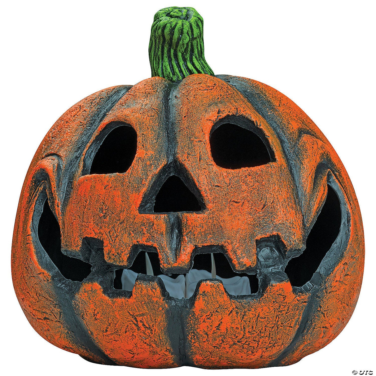 9" Funny Pumpkin Jack-o’-Lantern – Halloween Tabletop Decoration Party Prop