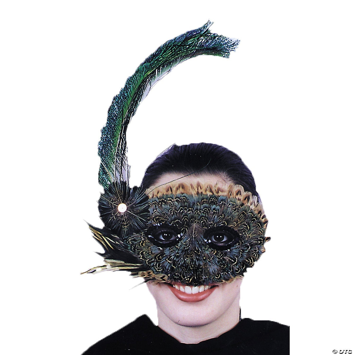 Feather 20's Style Mask - Halloween Mask Costume Accessory Party Cosplay
