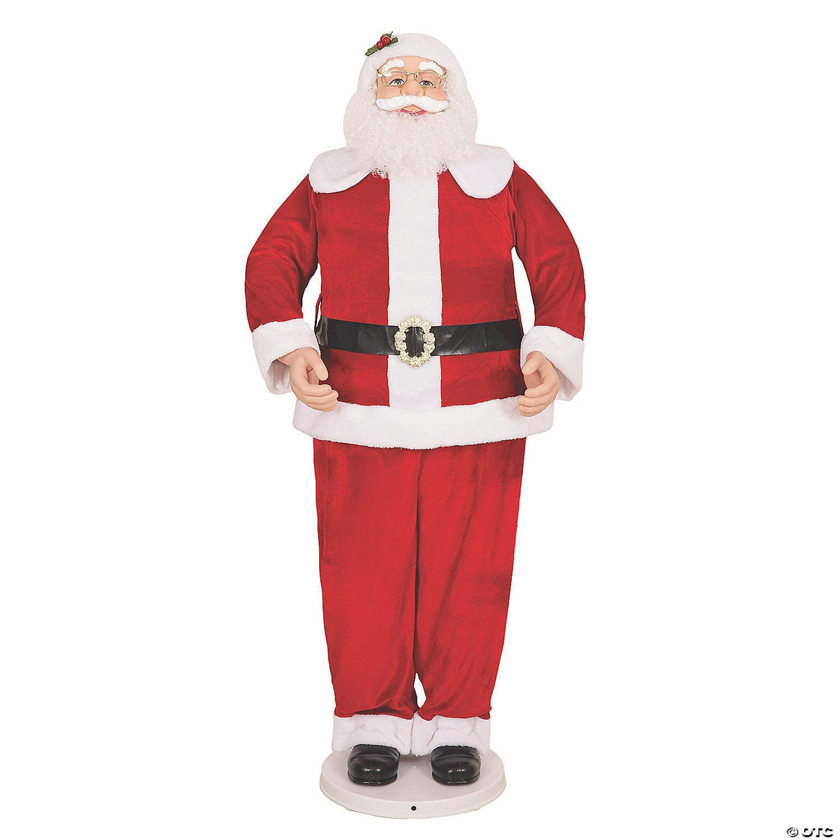 60" Animated Dancing Santa Christmas Decoration = Animated Dancing Santa - Chris