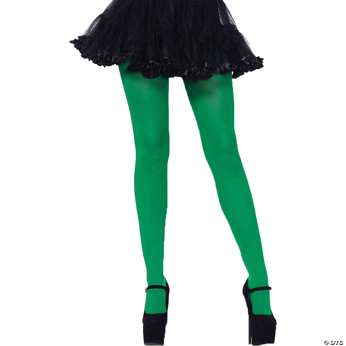 Green Nylon Tights One Size Halloween Costume Accessory Dress