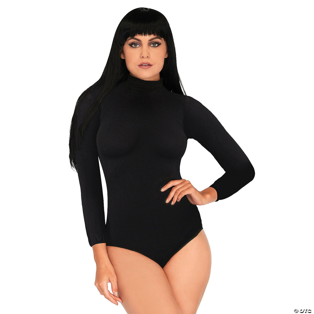 Women's High Neck Bodysuit Halloween Costume Accessory Party Dress
