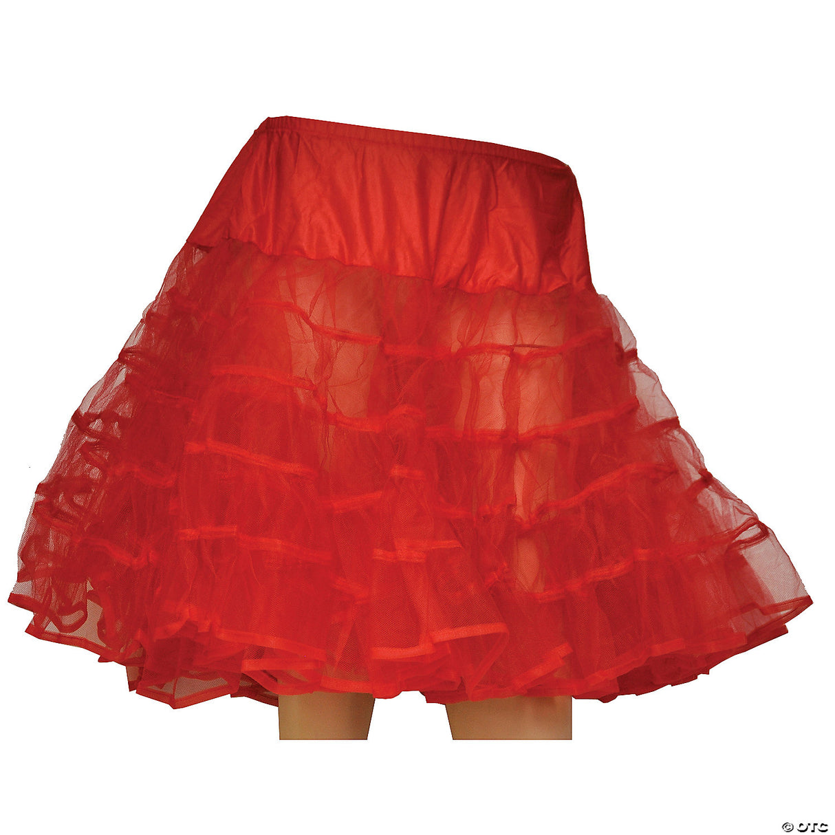 KNEE LENGTH PETTICOAT-WHITE