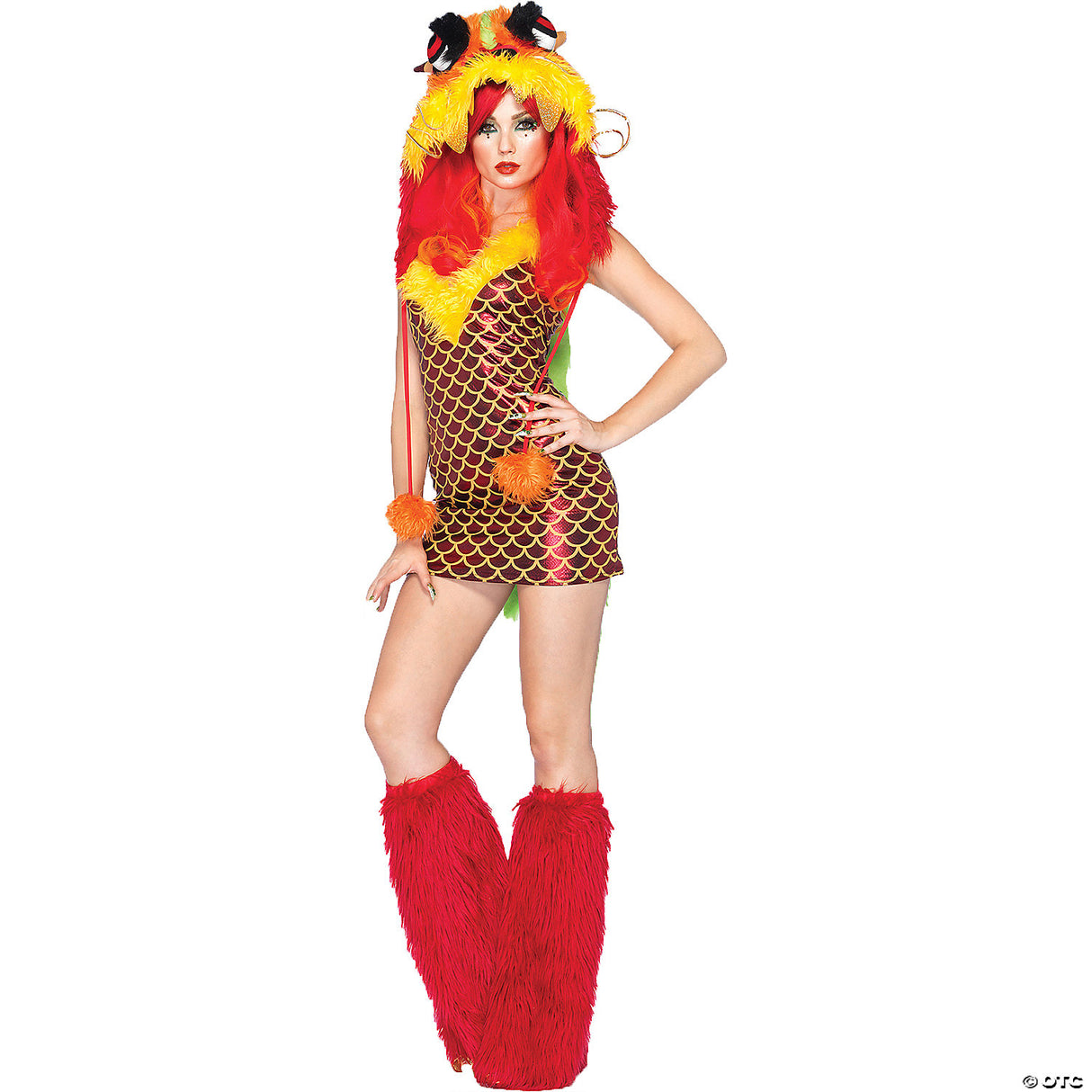 WOMEN'S SEXY DRAGON COSTUME-SM/MD - Halloween Outfit Cosplay Party