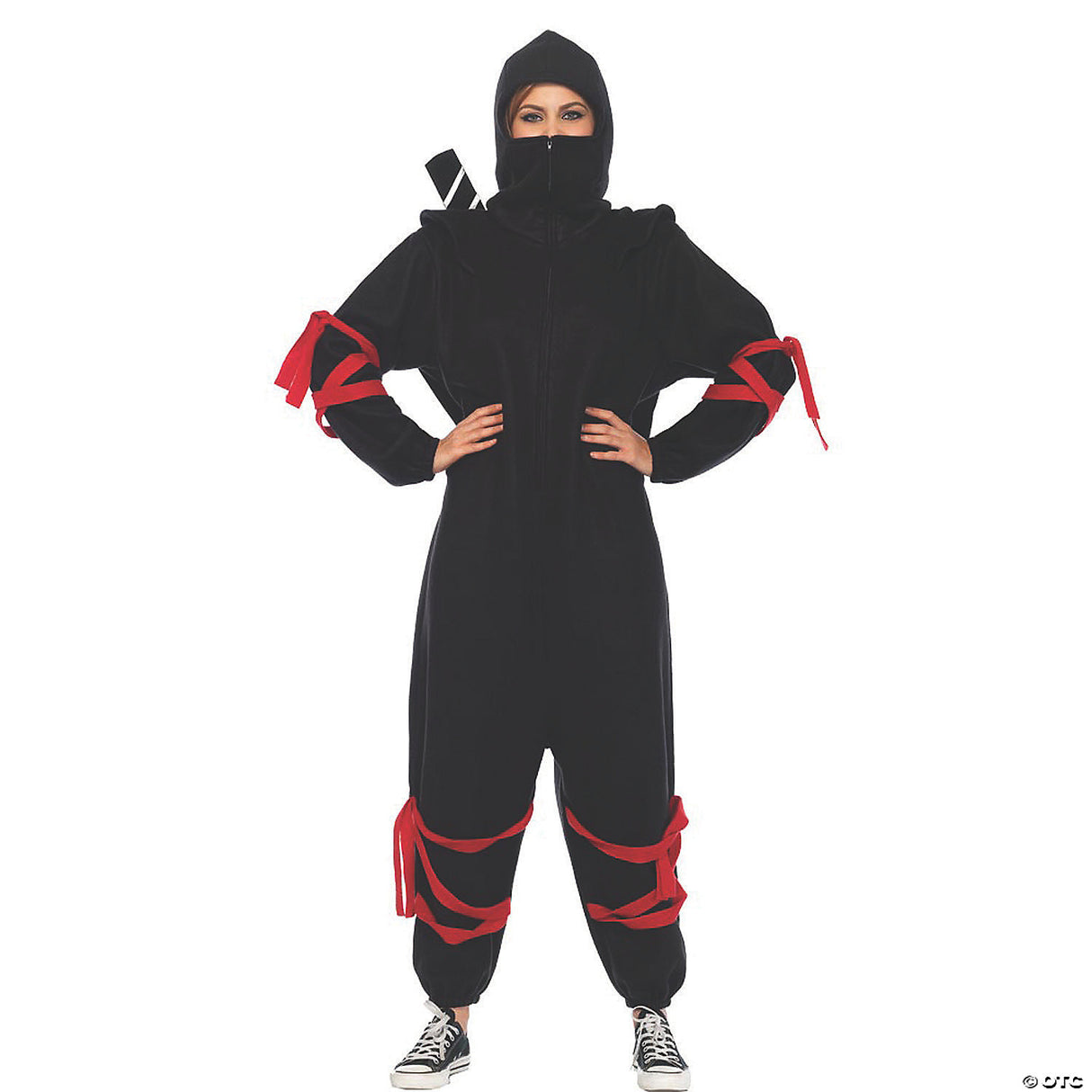 Women's Ninja Kigarumi Funsie Costume - Adult Halloween Costume Accessory Party