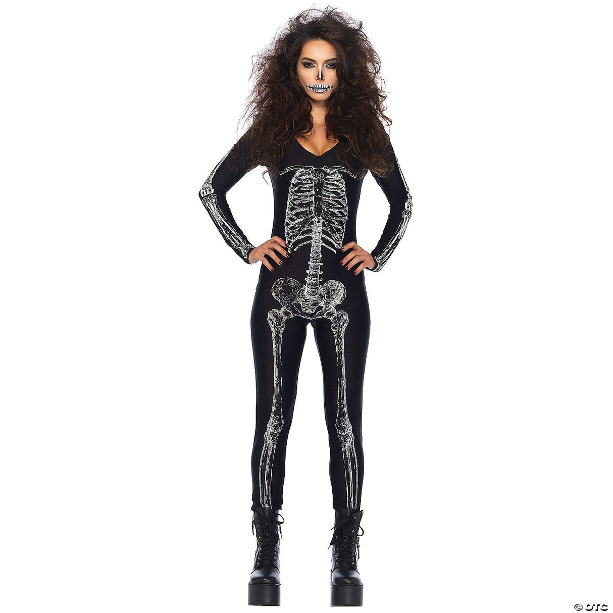 WOMEN'S SKELETON COSTUME UA85602 - Adult Halloween Costume Cosplay Party Outfit