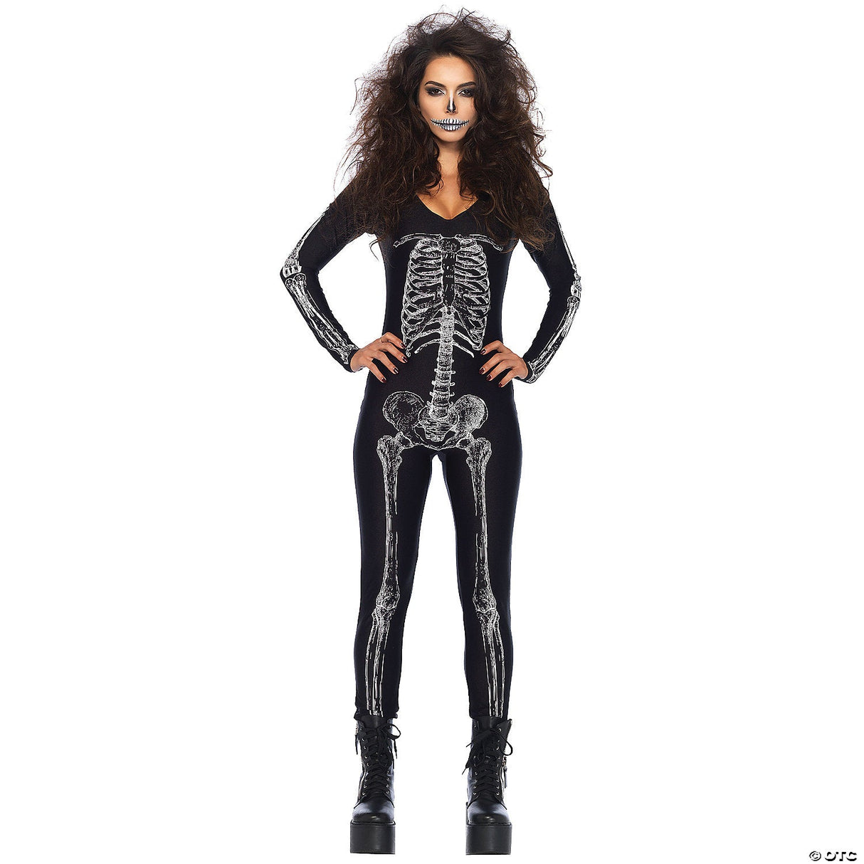 WOMEN'S SKELETON COSTUME UA85602 - Adult Halloween Costume Cosplay Party Outfit