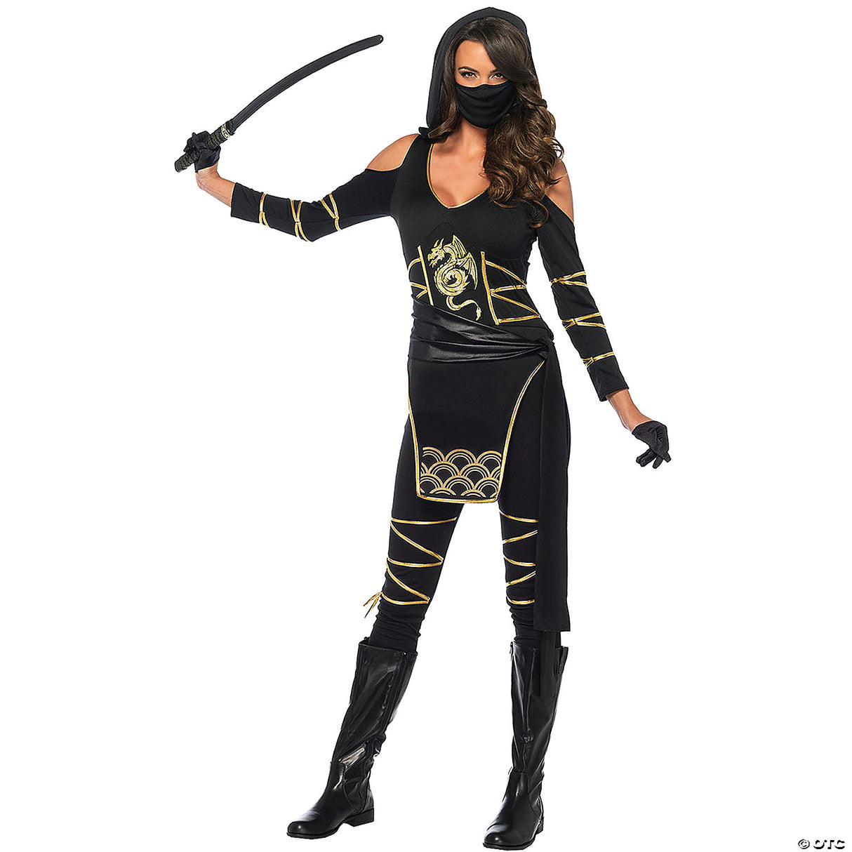 WOMEN'S NINJA STEALTH COSTUME - Adult Halloween Costume Cosplay Party Outfit